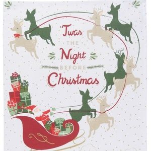 NOW DESIGNS Tea Towels S/2 Night Before Christmas